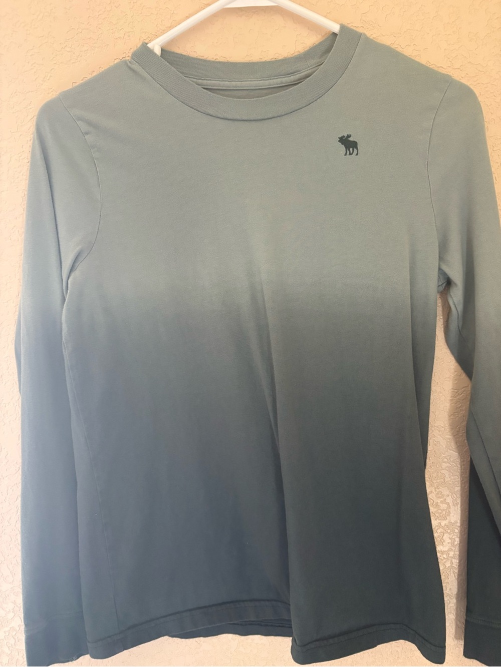 abercrombie kids Green Ombre Long-Sleeve Tee